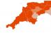 This map shows how likely each local authority area is to be over 100 weekly cases per 100,000 in the week ending December 6
